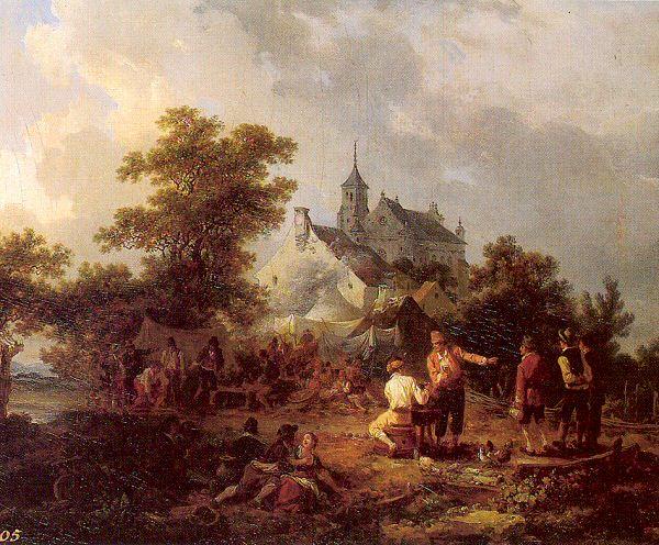 Prince, Jean-Baptiste le Playing Ball Germany oil painting art